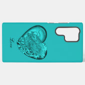 Drakenhart Samsung Galaxy Hoesje (Achterkant horizontaal)