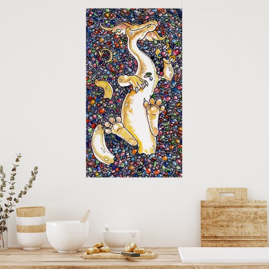 Drakenhoed 2 poster (Keuken)