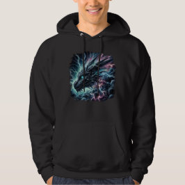 Drakenhoofd in een onweersbui met bliksem hoodie