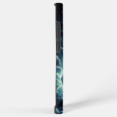 Drakenhoofd in een onweersbui met bliksem samsung galaxy hoesje (Rechterkant)