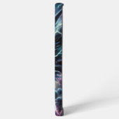 Drakenhoofd in een onweersbui met bliksem samsung galaxy hoesje (Linkerkant)