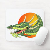 drakenhoofd mousepad muismat (Met muis)
