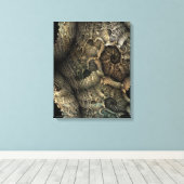 Drakenhuid fractale kunst canvas afdruk (Insitu (Houten vloer))