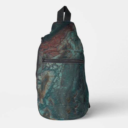 Drakenhuid Sling Bag (Voorkant)