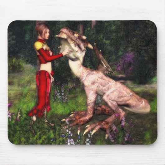 Drakenhuismousepad Muismat (Voorkant)
