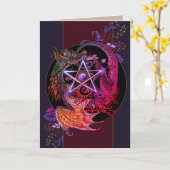 Drakenkaart voor nieuwe kunstgebit kaart (Gele Bloem)