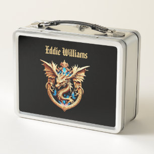 Drakenkam Metalen Lunchbox