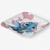 Drakenkarton-assen Papieren Bordje (Gebogen)