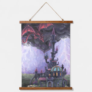 Drakenkasteel Hangend Wandkleed