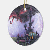Drakenkasteel Keramisch Ornament (Links)
