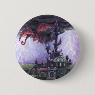 Drakenkasteel Ronde Button 5,7 Cm