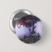 Drakenkasteel Ronde Button 5,7 Cm (Voorkant /achterkant)