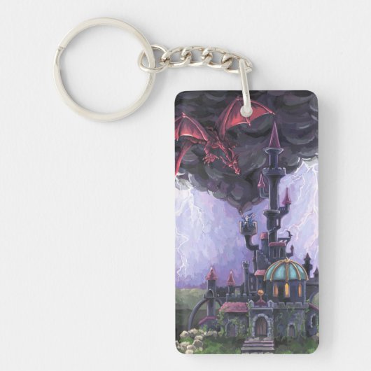 Drakenkasteel Sleutelhanger (Voorkant)