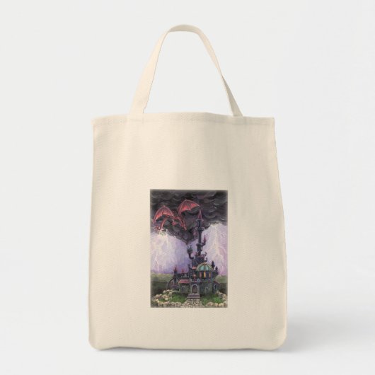 Drakenkasteel Tote Bag (Voorkant)