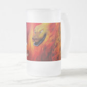 Drakenklauw - Rode draak Matglas Bierpul (Voorkant rechts)