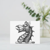 Drakenkleding 9 briefkaart (Staand voorkant)