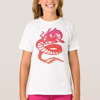 Drakenkleurig Dragon-Shirt, Elegant Dragon T-Shi T-shirt