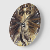 Drakenklok - William Blake - Grote rode draak Klok (Hoek)