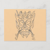 Drakenkop Briefkaart (Voorkant)