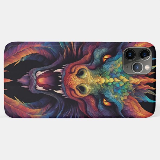 Drakenkop Case-Mate iPhone Case (Achterkant (horizontaal))