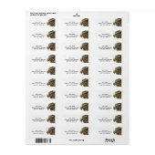 Drakenkop Etiket (Full Sheet)