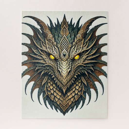 Drakenkop Legpuzzel (Verticaal)