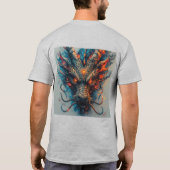 Drakenkop Met Felle Ogen T-shirt (Achterkant)