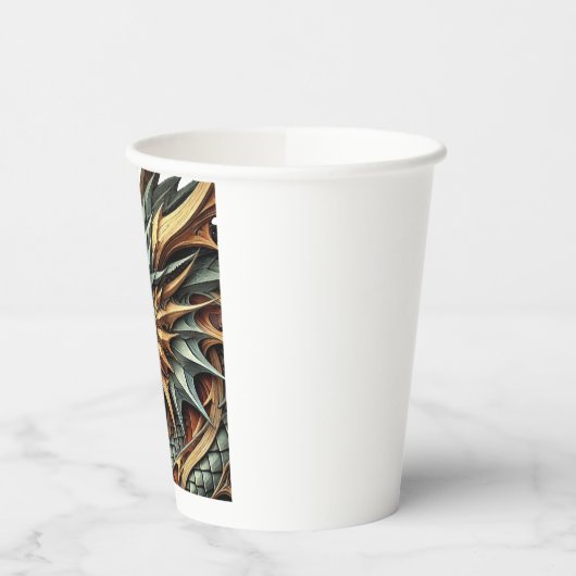 Drakenkop Papieren Bekers (Links)