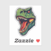 Drakenkop Sticker (Vel)