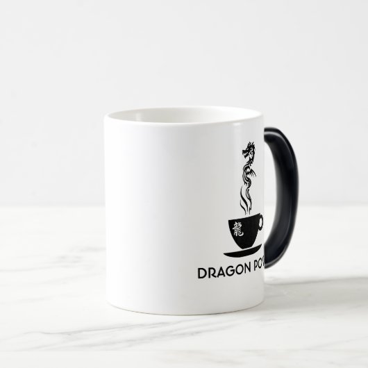 Drakenkracht aanpasbaar grappig magische mok (Voorkant rechts)