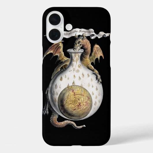 Drakenkroes van Alchemy Black Case-Mate iPhone Case (Achterkant)
