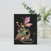 Drakenkruiden Fairy en Dragon van Molly Harrison Briefkaart (Staand voorkant)