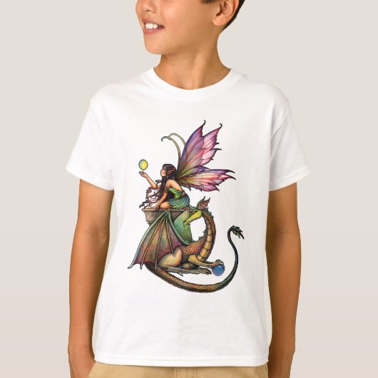 Drakenkruiden Fairy en Dragon van Molly Harrison T-shirt (Voorkant)