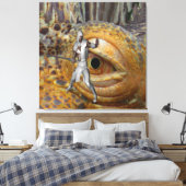 Drakenlaag Canvas Afdruk (Insitu (Slaapkamer))