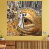 Drakenlaag Canvas Afdruk (Insitu (Woonkamer))