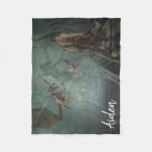 Drakenlaag Fleece Deken (Voorkant)