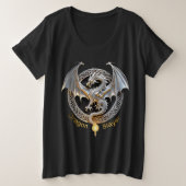 Drakenlaag Grote Maat T-shirt (Design voorkant)