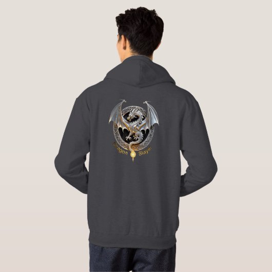 Drakenlaag Hoodie (Achterkant volledig)