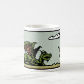 Drakenlaag met 8 bits Pixel Art Mok (Center)