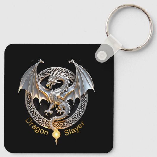 Drakenlaag Sleutelhanger (Achterkant)
