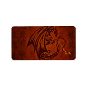 Drakenlabels Etiket (Voorkant)