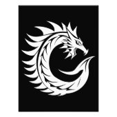 Drakenletter C, Drakalphabet, Monogram Foto Afdruk (Voorkant)