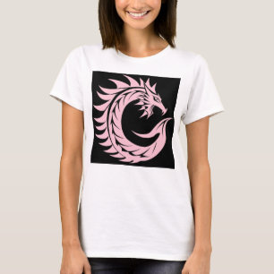 Drakenletter C, Drakengeschrift, Monogram T-shirt