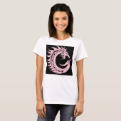 Drakenletter C, Drakengeschrift, Monogram T-shirt (Voorkant volledig)