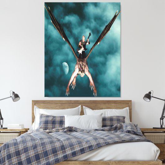 Drakenlied Canvas Afdruk (Insitu (Slaapkamer))