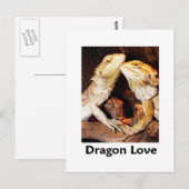 drakenliefde briefkaart (Voorkant / Achterkant)
