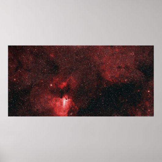 Drakenluis - M17 Nebula-Poster Poster (Voorkant)