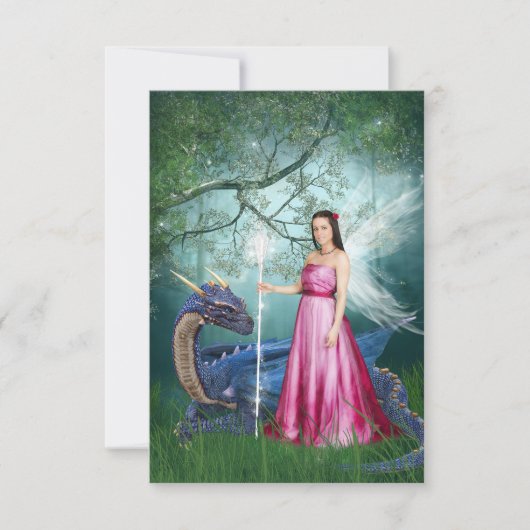 Drakenmagie Bedankkaart (Voorkant)