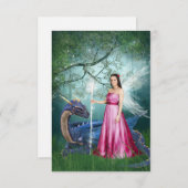 Drakenmagie Bedankkaart (Voorkant / Achterkant)