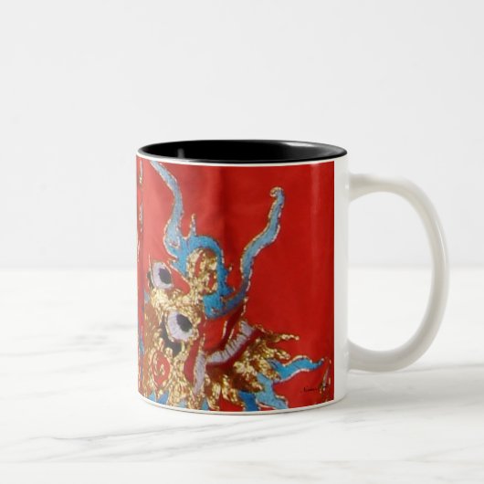 DrakenMok Tweekleurige Koffiemok (Rechts)